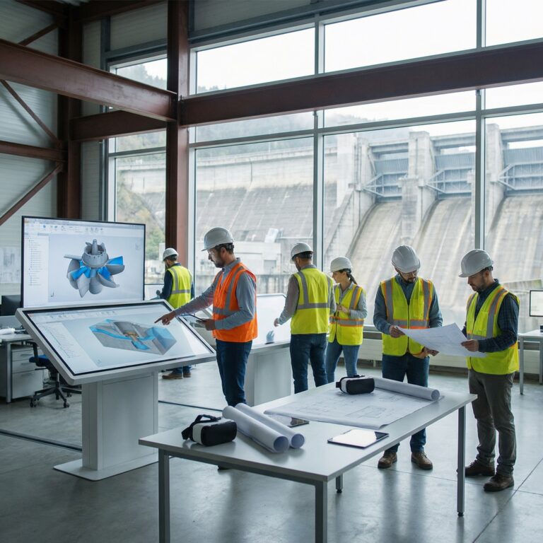 engineers reviewing hydropower 202604051445